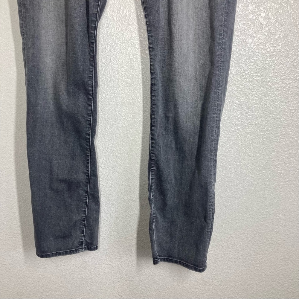 7 For All Mankind Slimmy Slim Fit Jeans Mens 34 In Gravel Gray Straight Leg - Picture 7 of 16